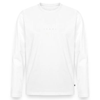 17th birthday man April Born 2006 Original - Men's Premium Organic Long Sleeve Shirt - white - Front - Nico (187cm)
