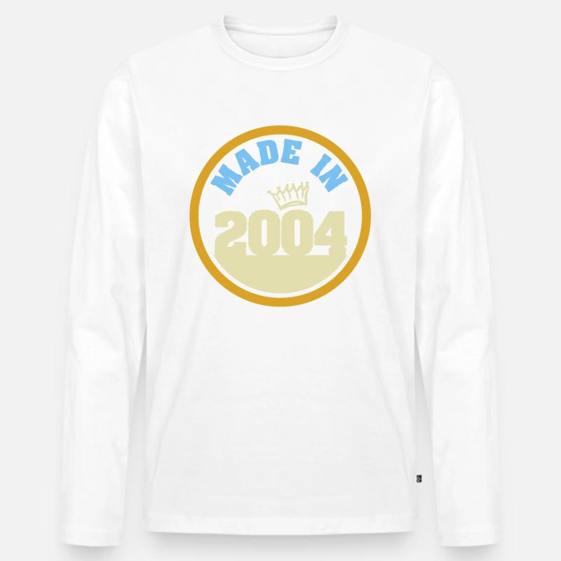 Made in 2004 - Männer Premium Bio Langarmshirt - undefined