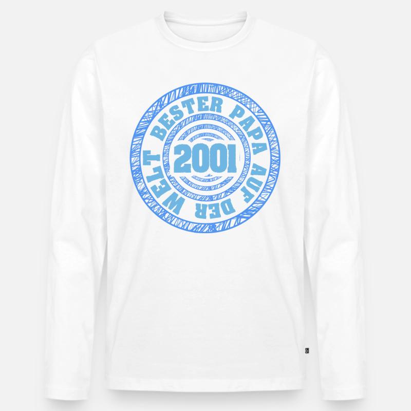 2001 - Männer Premium Bio Langarmshirt - undefined