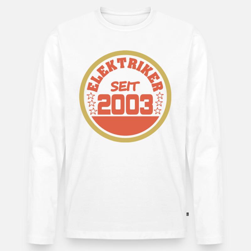 Witzig 2003 - Männer Premium Bio Langarmshirt - undefined
