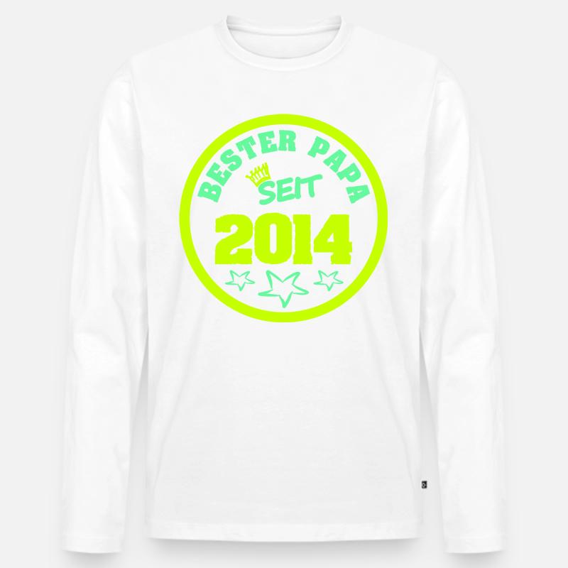 Jahr 2014 - Männer Premium Bio Langarmshirt - undefined
