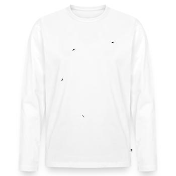 Glider Gliding Gliding Glider - Men's Premium Organic Long Sleeve Shirt - white - Front - Nico (187cm)
