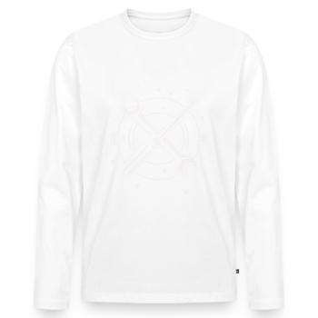 Tool - Screwdriver Screwdriver Hobbyist - Men's Premium Organic Long Sleeve Shirt - white - Front - Nico (187cm)