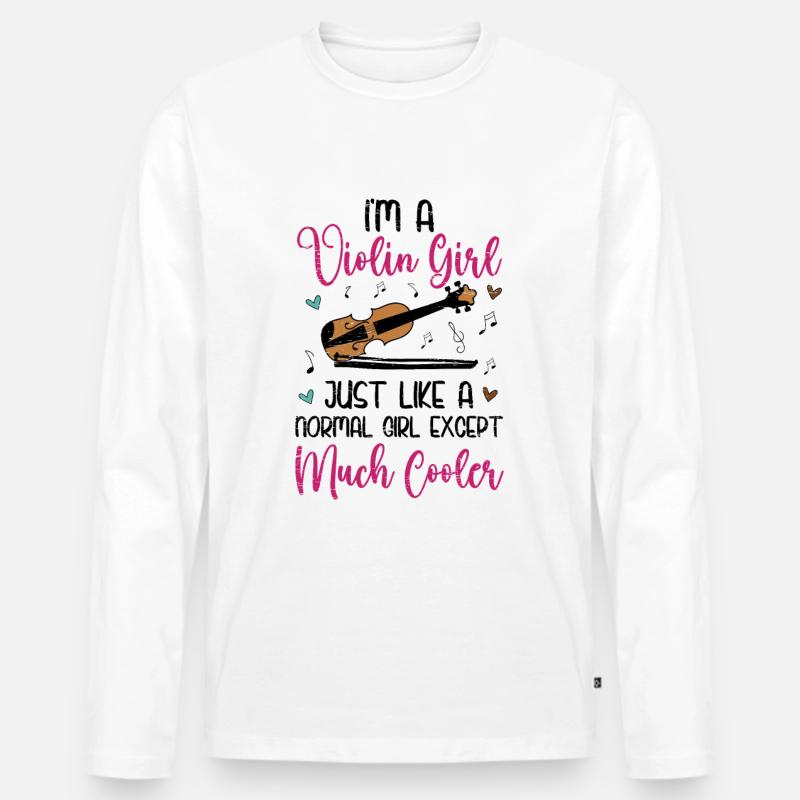 Ich Bin Ein - Männer Premium Bio Langarmshirt - Weiß