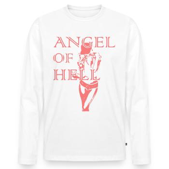 2reborn Angel of Hell Skate Girl Sport 4 - Männer Premium Bio Langarmshirt - Weiß - Vorne - Nico (187cm)