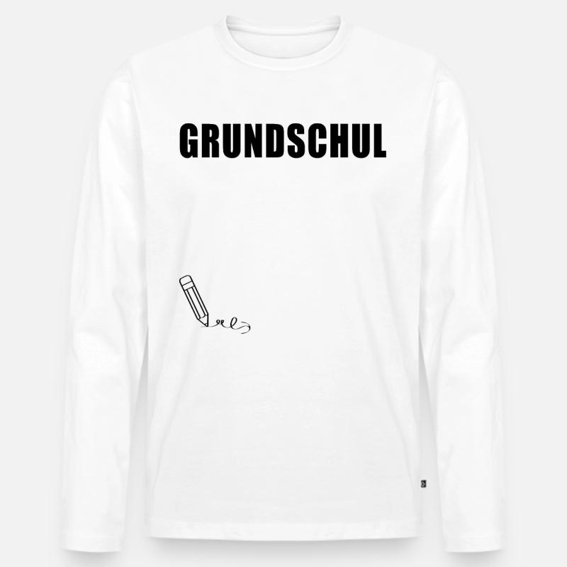 Abschluss Grundschule 2025 - Männer Premium Bio Langarmshirt - undefined