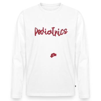 Pädiatrie Kader Arzt Kinderarzt - Männer Premium Bio Langarmshirt - Weiß - Vorne - Nico (187cm)
