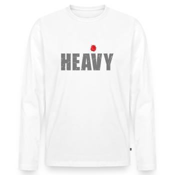I throw heavy balls Athletics discuss - Men's Premium Organic Long Sleeve Shirt - white - Front - Nico (187cm)