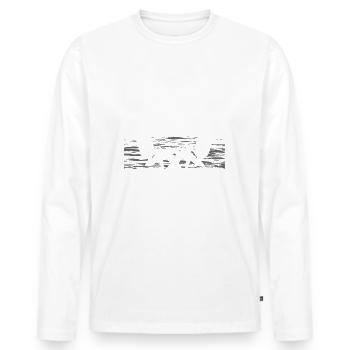 Auto Body Painter Job Profession Auto Detailing - Men's Premium Organic Long Sleeve Shirt - white - Front - Nico (187cm)