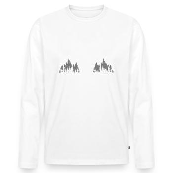 Sequoia National Park Tourist Destination America - Men's Premium Organic Long Sleeve Shirt - white - Front - Nico (187cm)