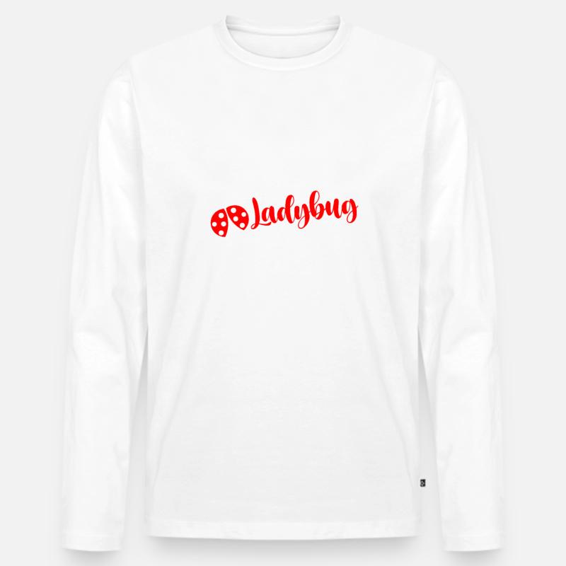 Professioneller Marienkäferflüsterer - Männer Premium Bio Langarmshirt - Weiß
