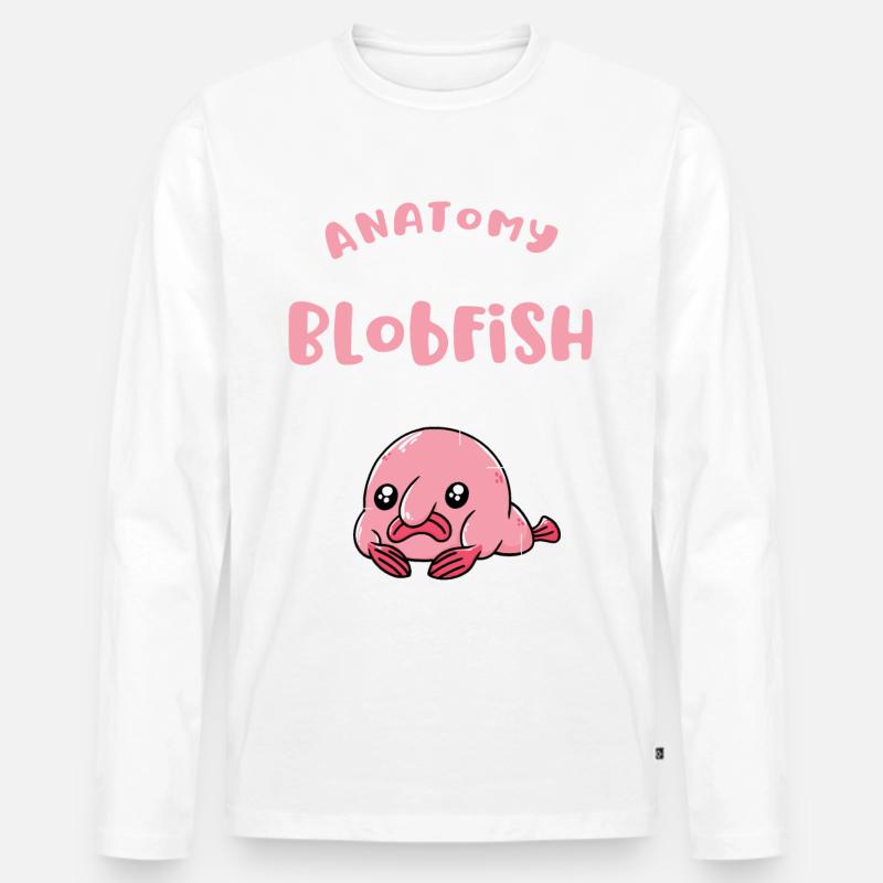 Anatomie Eines - Männer Premium Bio Langarmshirt - Weiß