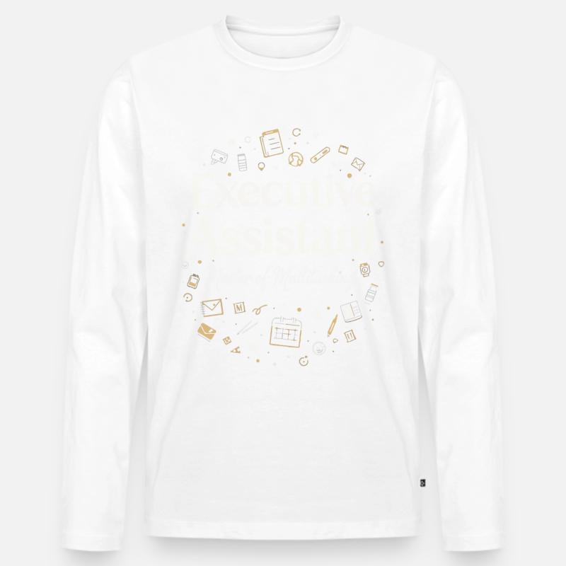 Assistent der Geschäftsführung Multitasking Expert - Männer Premium Bio Langarmshirt - undefined