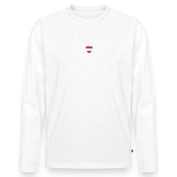 Kitzbuhel Freestyle riders Austrian Alps - T-shirt manches longues Premium bio Homme - blanc - Devant - Nico (187cm)