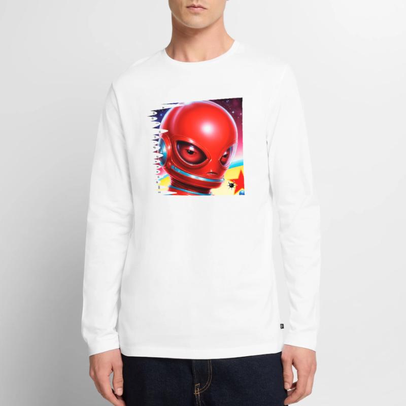 Monster #046 Soviet Evolution Men's Premium Organic Long Sleeve Shirt