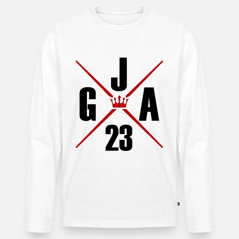 Jga 2023 Junggesellenabschied - Männer Premium Bio Langarmshirt - Weiß
