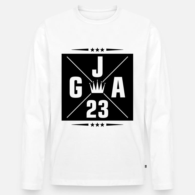 Jga 2023 Junggesellenabschied - Männer Premium Bio Langarmshirt - Weiß