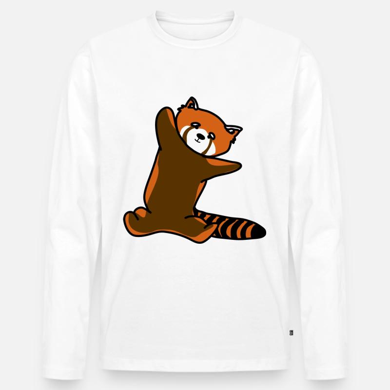 Roter panda - Männer Premium Bio Langarmshirt - undefined