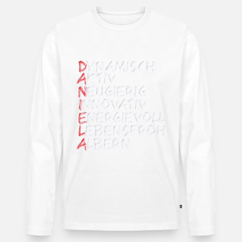 Daniela - Männer Premium Bio Langarmshirt - undefined