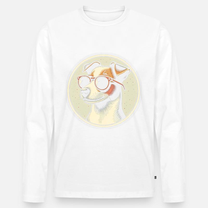Jack Russell Terrier - Männer Premium Bio Langarmshirt - undefined