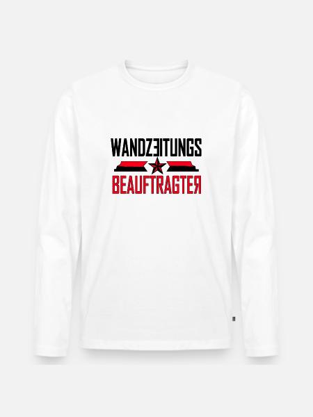 wandzeitungsbeauftragter - Männer Premium Bio Langarmshirt -