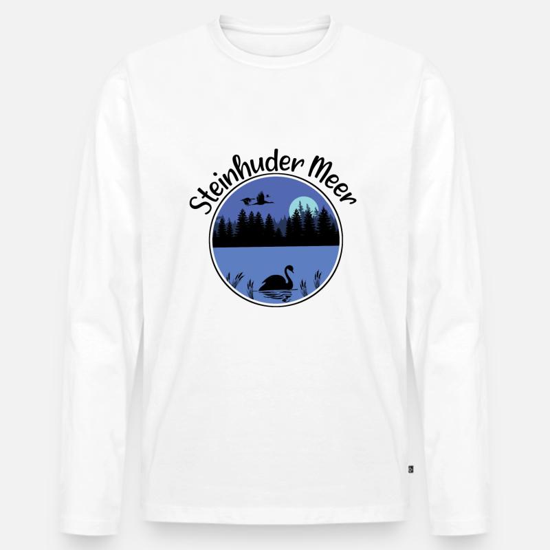 Steinhuder Meer - Männer Premium Bio Langarmshirt - undefined