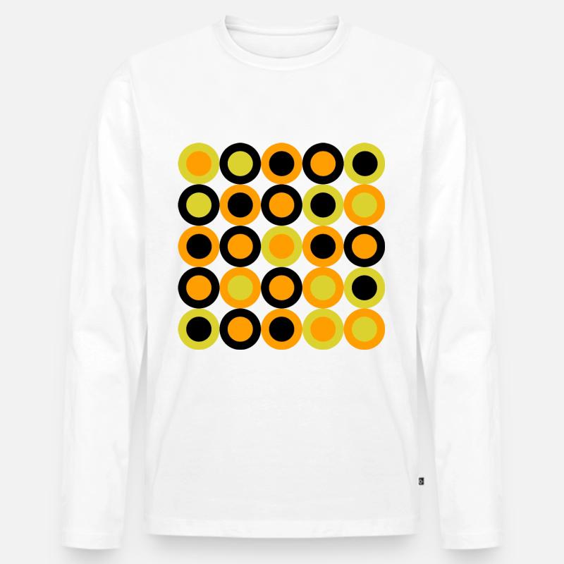 geometric pattern - Männer Premium Bio Langarmshirt - undefined