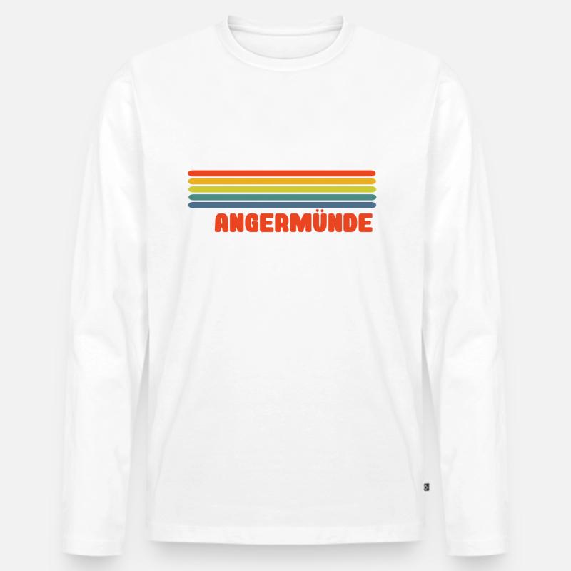 Angermünde - Männer Premium Bio Langarmshirt - undefined