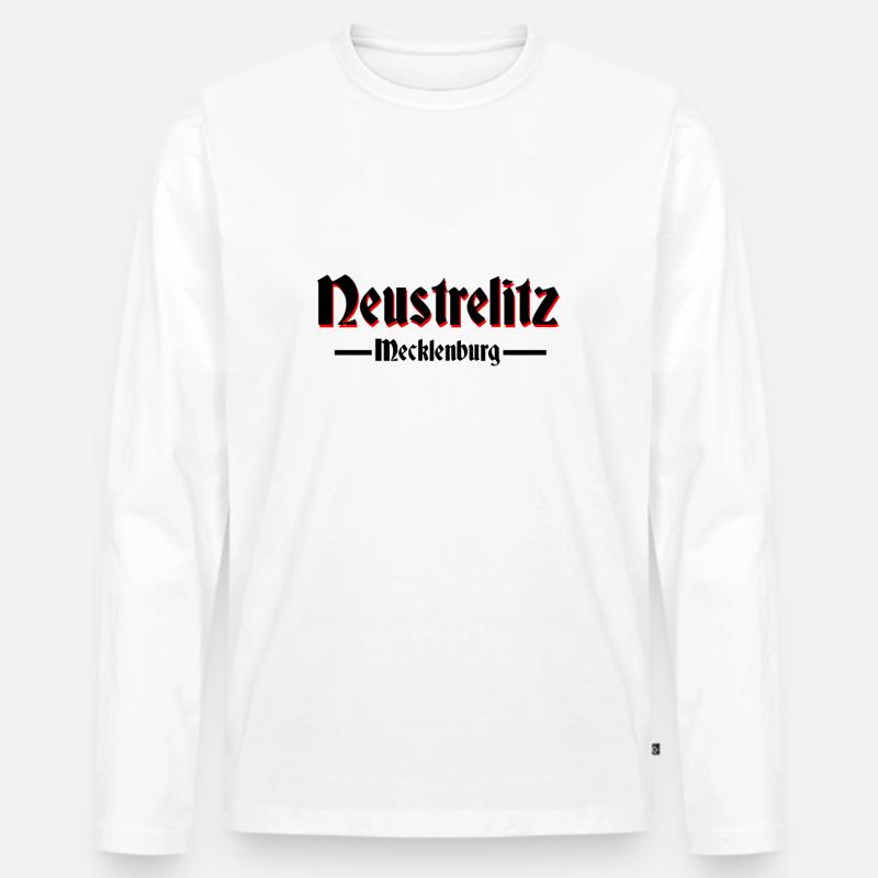 Neustrelitzaltdeutsche Schrift Sütterlin - Männer Premium Bio Langarmshirt - undefined