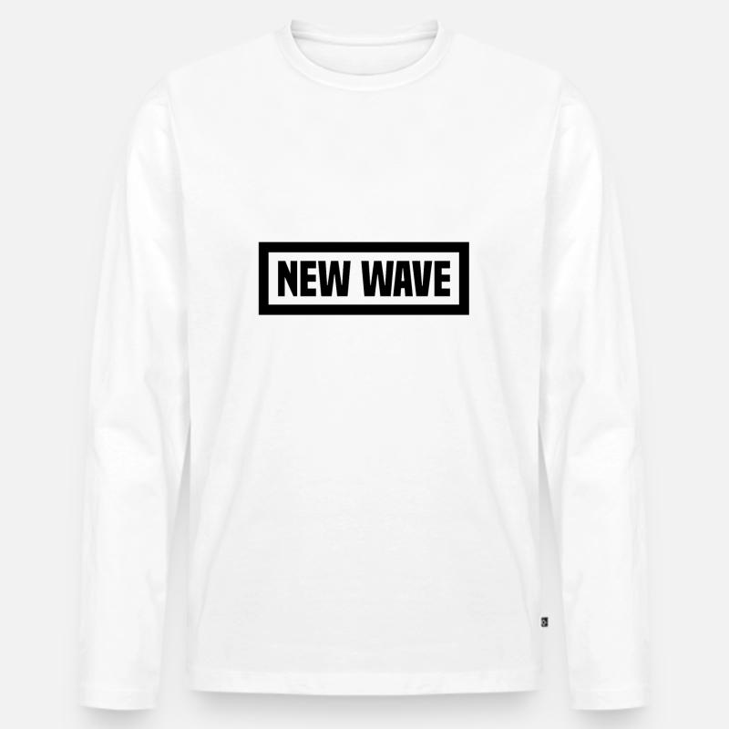 new wave - Männer Premium Bio Langarmshirt - undefined