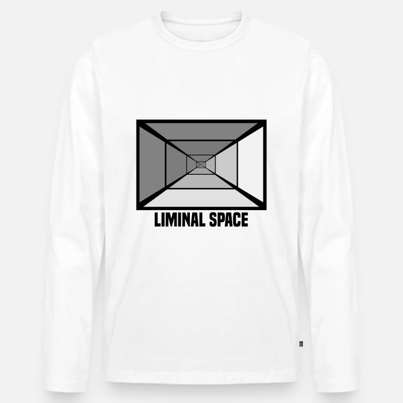 Liminal Spaces - Männer Premium Bio Langarmshirt - undefined