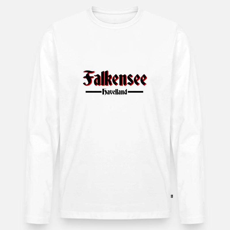 Falkensee - Männer Premium Bio Langarmshirt - undefined