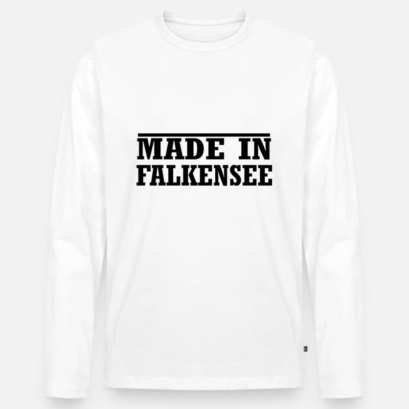 Falkensee - Männer Premium Bio Langarmshirt - undefined