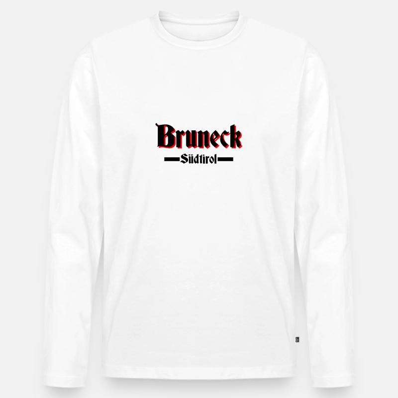 Bruneck Südtirol - Männer Premium Bio Langarmshirt - undefined