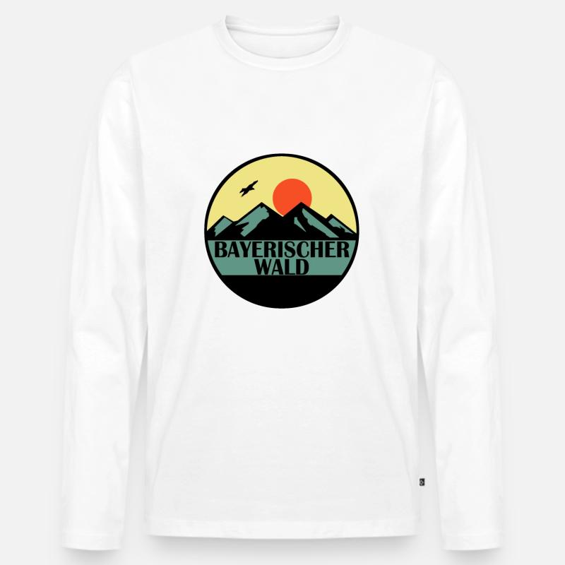 Bayrischer Wald - Männer Premium Bio Langarmshirt - undefined