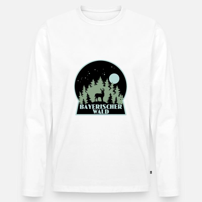 Bayrischer Wald - Männer Premium Bio Langarmshirt - undefined