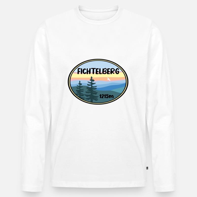Fichtelberg - Männer Premium Bio Langarmshirt - undefined