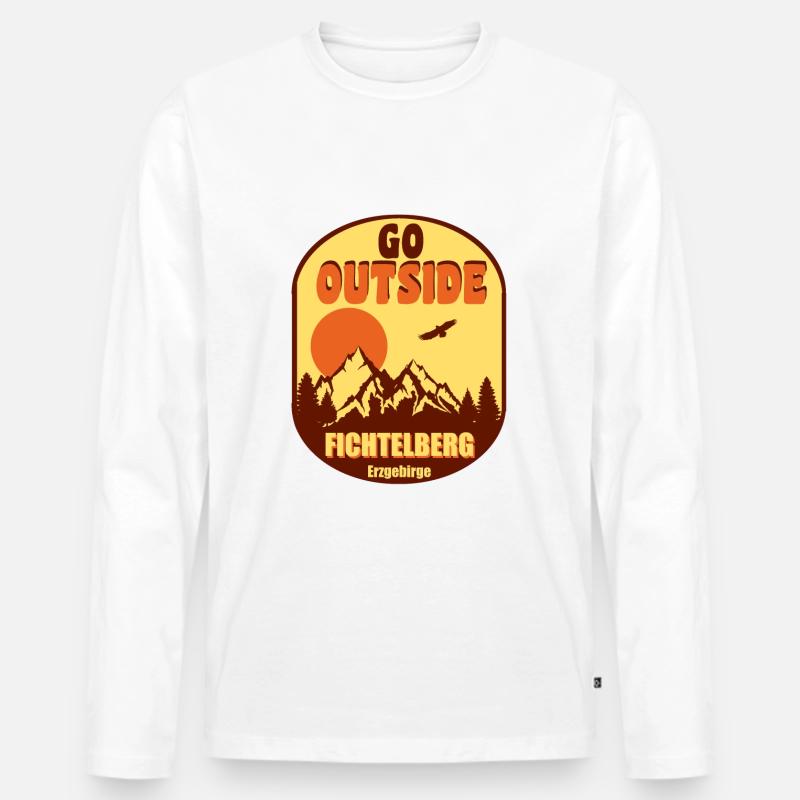 Fichtelberg - Männer Premium Bio Langarmshirt - undefined