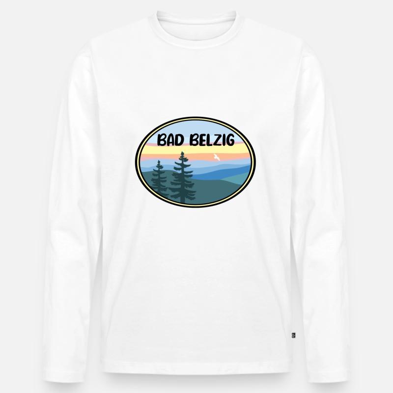 Bad Belzig - Männer Premium Bio Langarmshirt - undefined