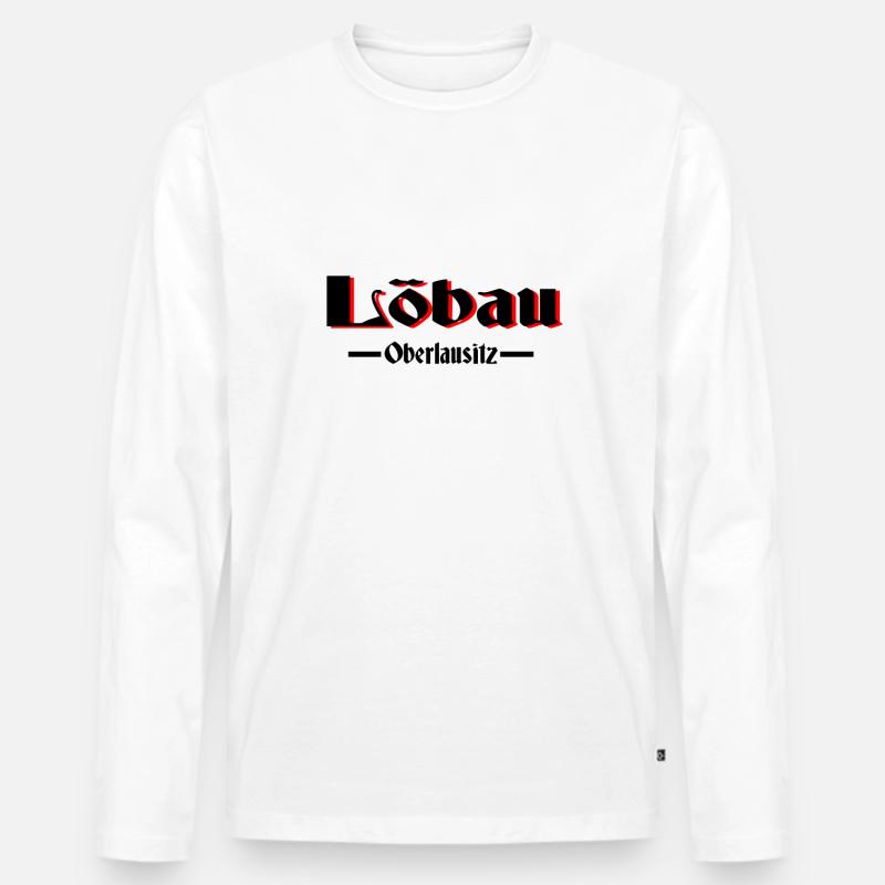 Löbau - Männer Premium Bio Langarmshirt - undefined