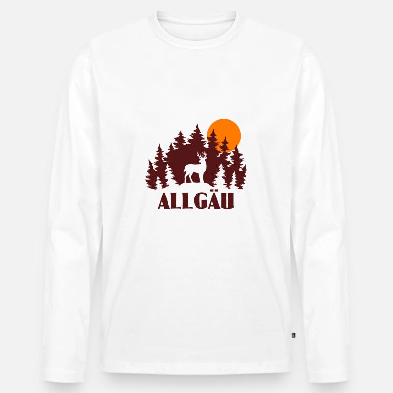 Allgäu - Männer Premium Bio Langarmshirt - undefined