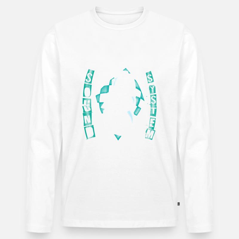 KOSTENLOSES Soundsystem Techno-Party-Kunst - Männer Premium Bio Langarmshirt - undefined