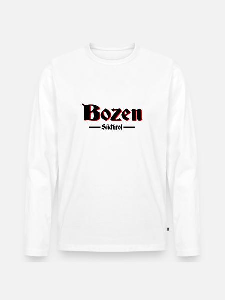Bozen Südtirol - Männer Premium Bio Langarmshirt -