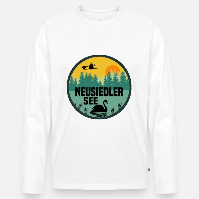 Neusiedler See - Männer Premium Bio Langarmshirt - undefined