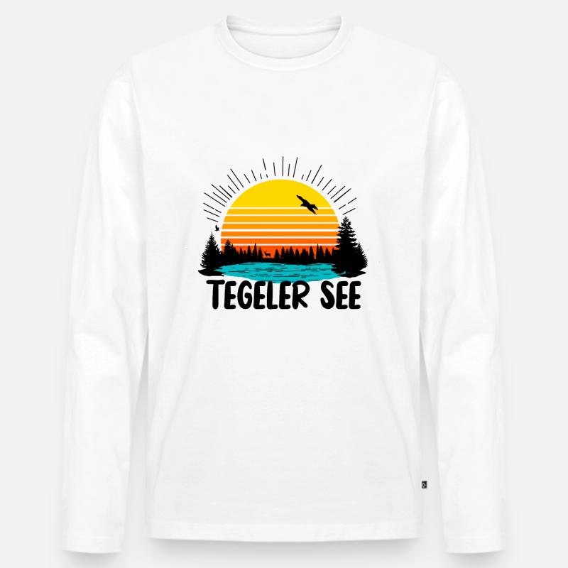 Tegeler See - Männer Premium Bio Langarmshirt - undefined