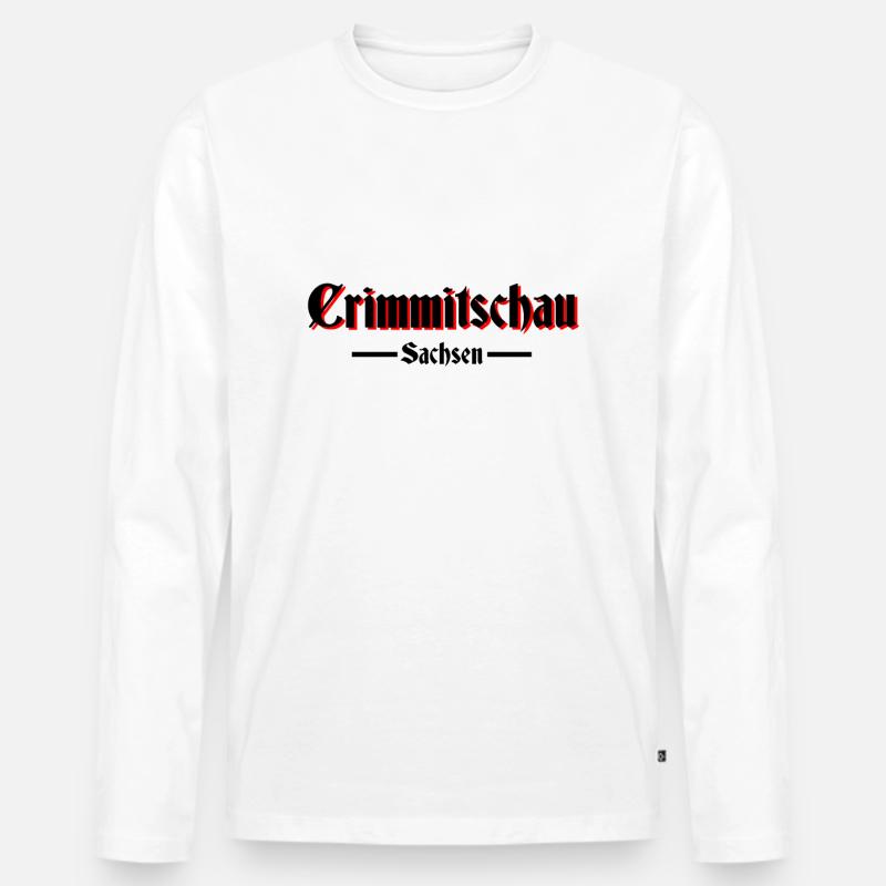 Crimmitschau - Männer Premium Bio Langarmshirt - undefined
