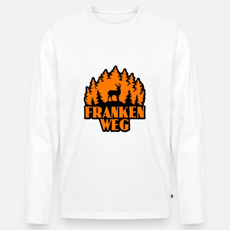 Frankenweg - Männer Premium Bio Langarmshirt - undefined
