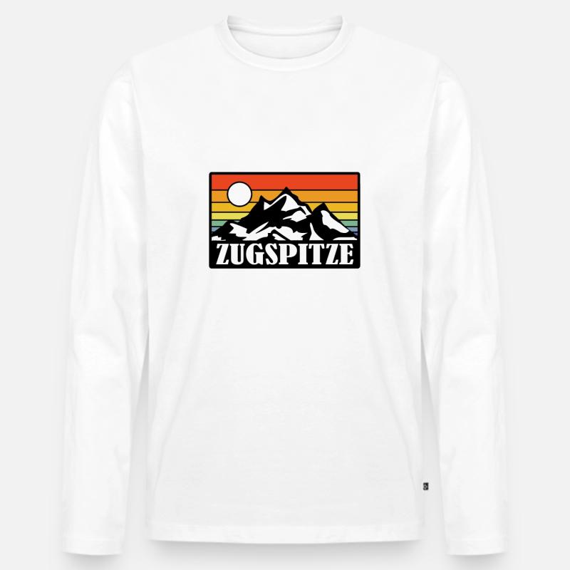 Zugspitze - Männer Premium Bio Langarmshirt - undefined