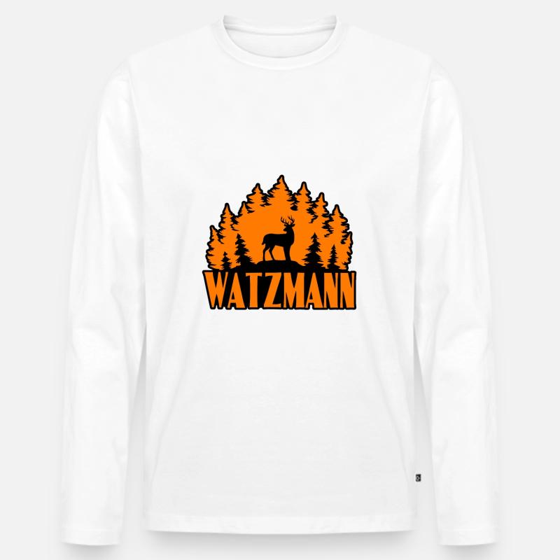 Watzmann - Männer Premium Bio Langarmshirt - undefined