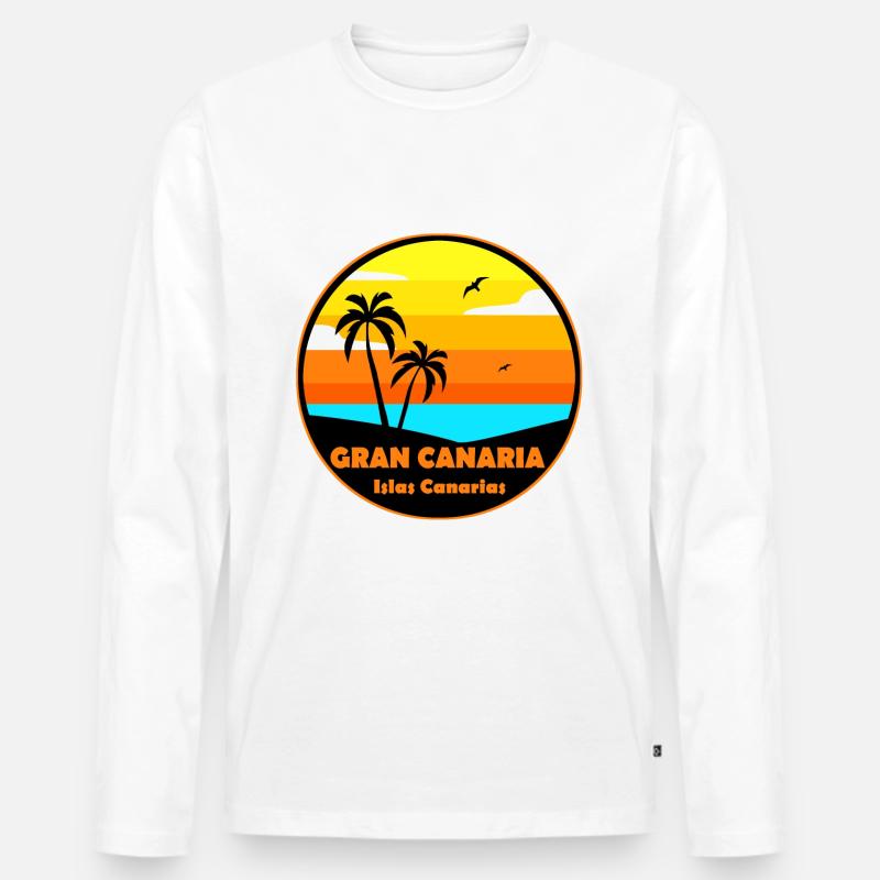 Gran Canaria - Männer Premium Bio Langarmshirt - undefined